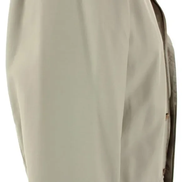 Luciano Barbera NWD Wool Blend Trench / Overcoat Size 50 (40 US) Solid Light Tan - Picture 12 of 14